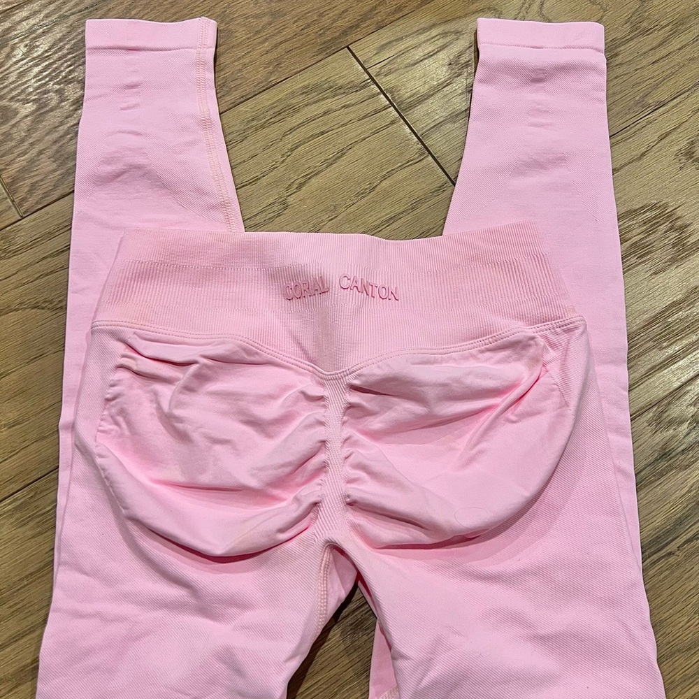 Coral Canton light rose pink impact legging